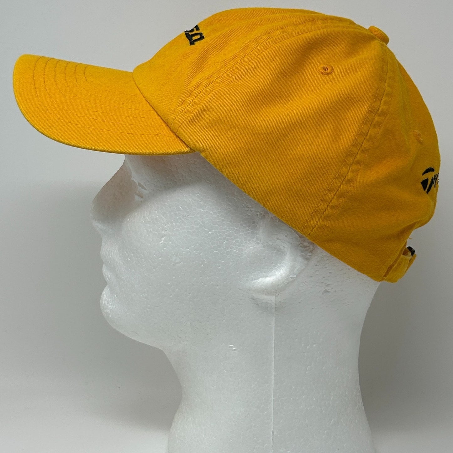 TaylorMade Rossa Putters Dad Hat Cap Golfer Golfing Yellow Strapback 6 Panel