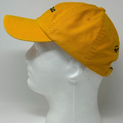 TaylorMade Rossa Putters Dad Hat Cap Golfer Golfing Yellow Strapback 6 Panel