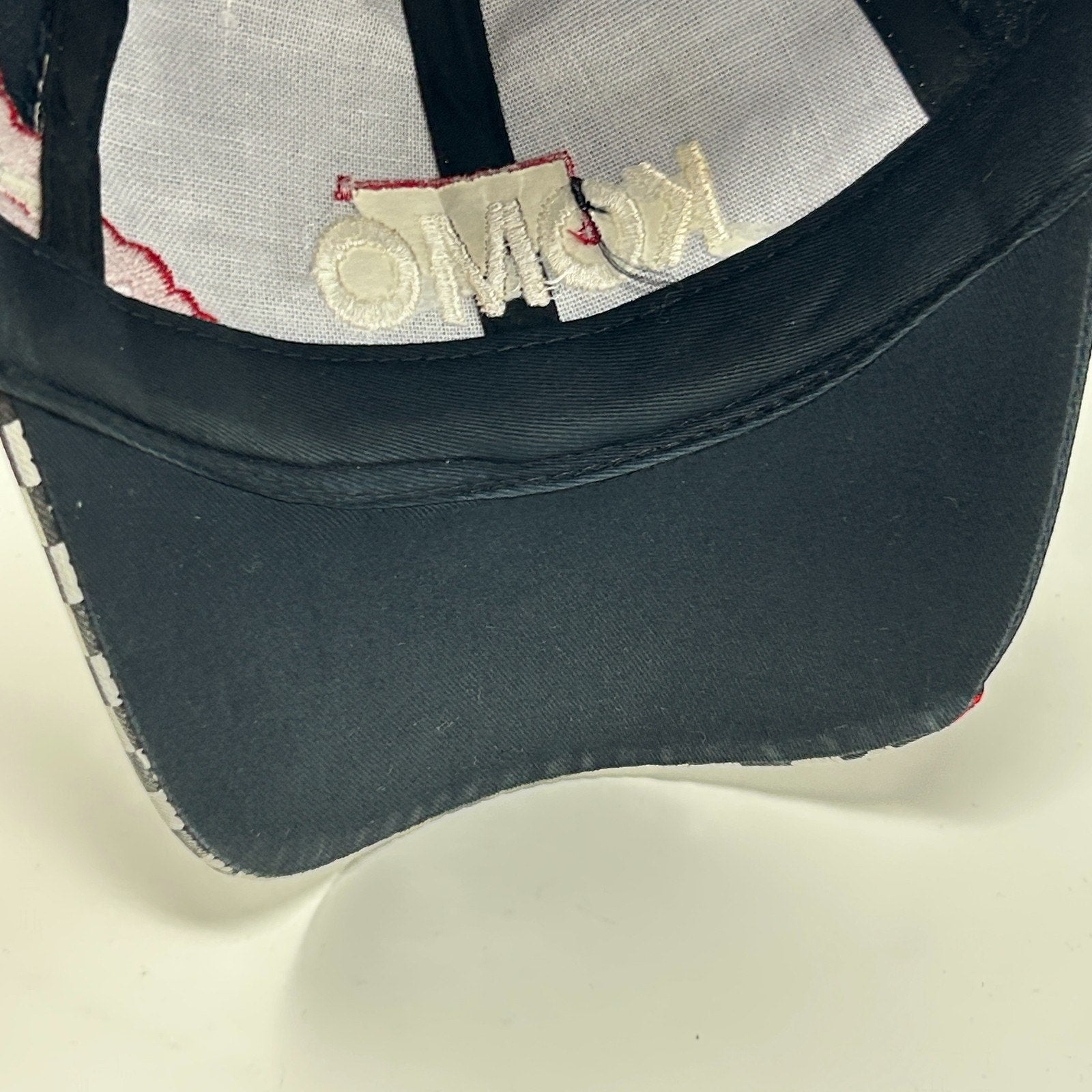 Vintage 90s Komo Machine Inc Hat Baseball Cap Machinist 6 Panel Strapback Black - Neon Vintage