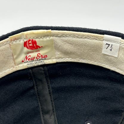 Vintage 90s Baltimore Orioles Hat Baseball Cap New Era USA Black Fitted 7 1/4