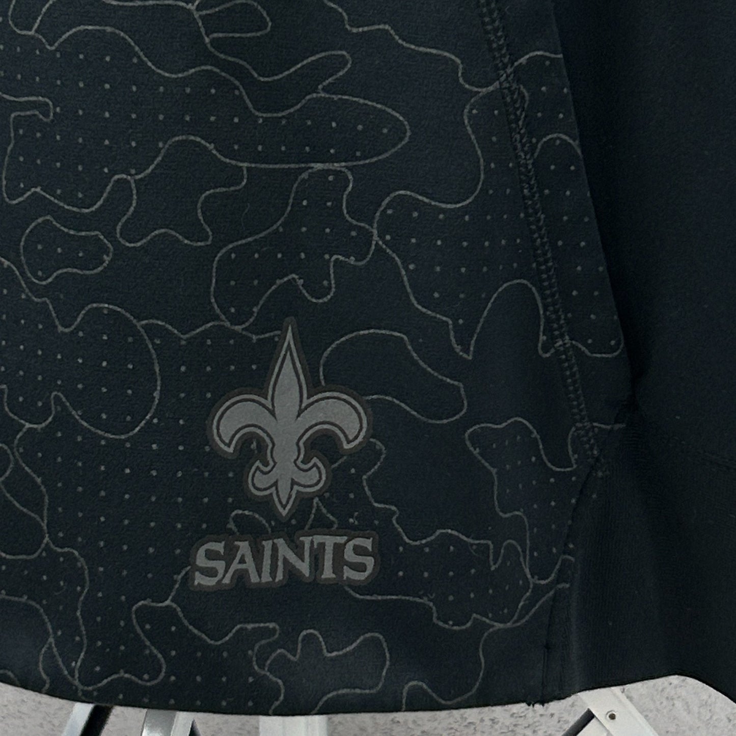 New Orleans Saints Reflective Hoodie Hooded Sweatshirt NFL Nike Black XL X-Large