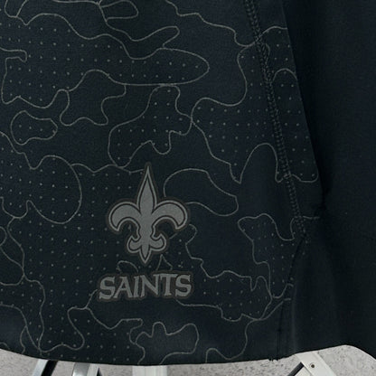 New Orleans Saints Reflective Hoodie Hooded Sweatshirt NFL Nike Black XL X-Large