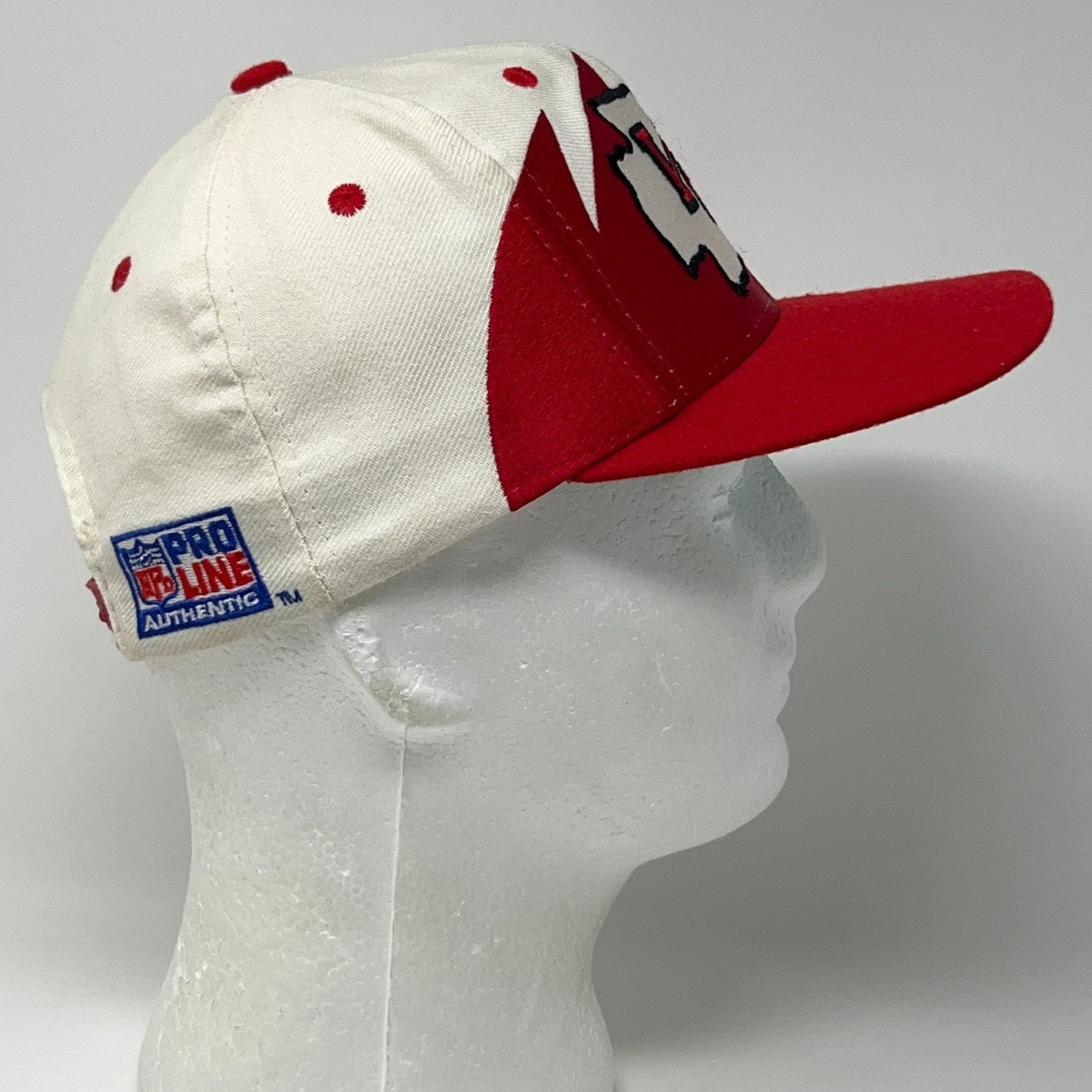Vintage 90s Kansas City Chiefs Sharktooth Hat Baseball Cap Logo Athletic Red