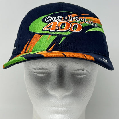 Vintage NASCAR Cars Direct 400 Hat Cap Las Vegas Motor Speedway Strapback Blue