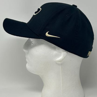 Purdue University Boilermakers Hat Baseball Cap Nike Black Flex Fitted M-L