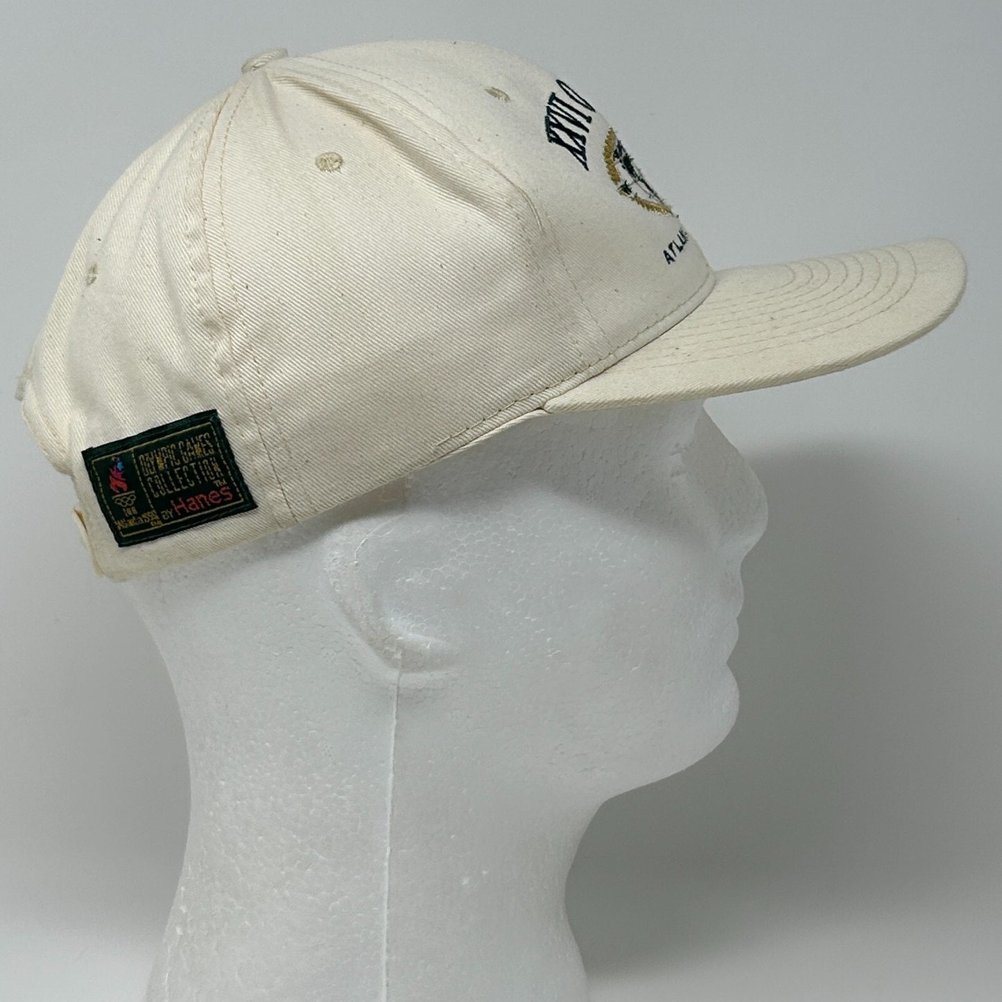Vintage XXVI Olympiad Atlanta Hat Baseball Cap 1996 Summer Olympic Games White