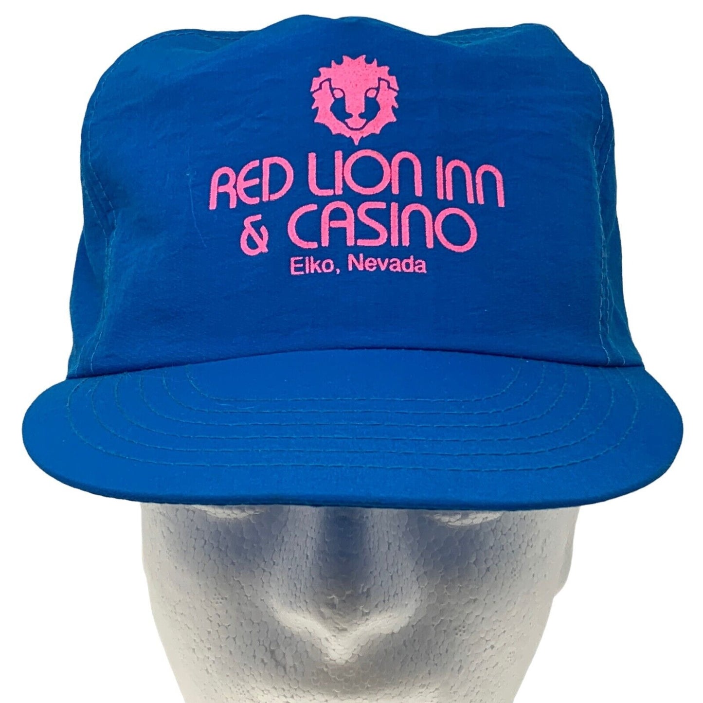 复古 Red Lion Inn Casino Elko 棒球帽 90 年代内华达赌博棒球帽 蓝色