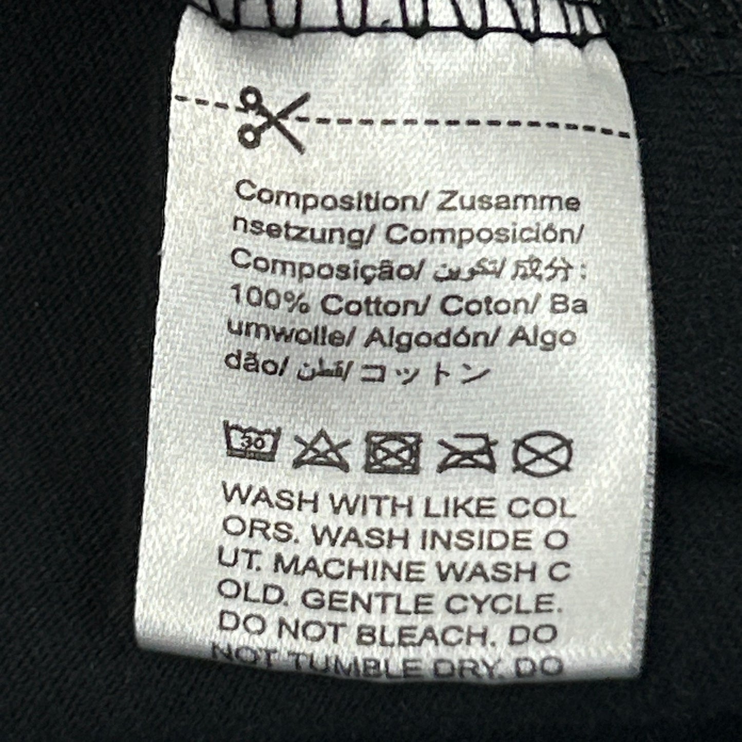 The Cure Cat T Shirt Rock Band Short Sleeve ROMWE Black Graphic Tee L Large