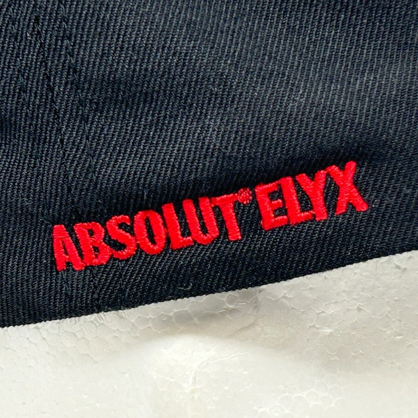 Absolut Elyx Wild At Heart Baseball Hat Cap Vodka Black Red Wool Blend Snapback