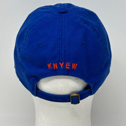 KNYEW Faded Dad Hat Baseball Cap Keeping New York Every Where NY Strapback Blue