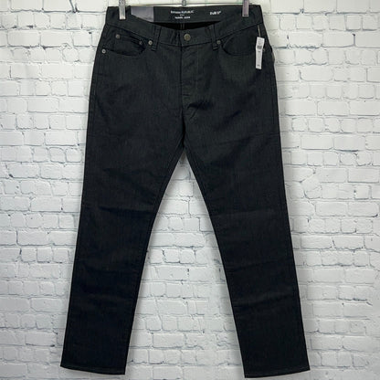 Banana Republic Travel Jeans Mens 31x30 Slim Fit Charcoal Gray Stretch NWT