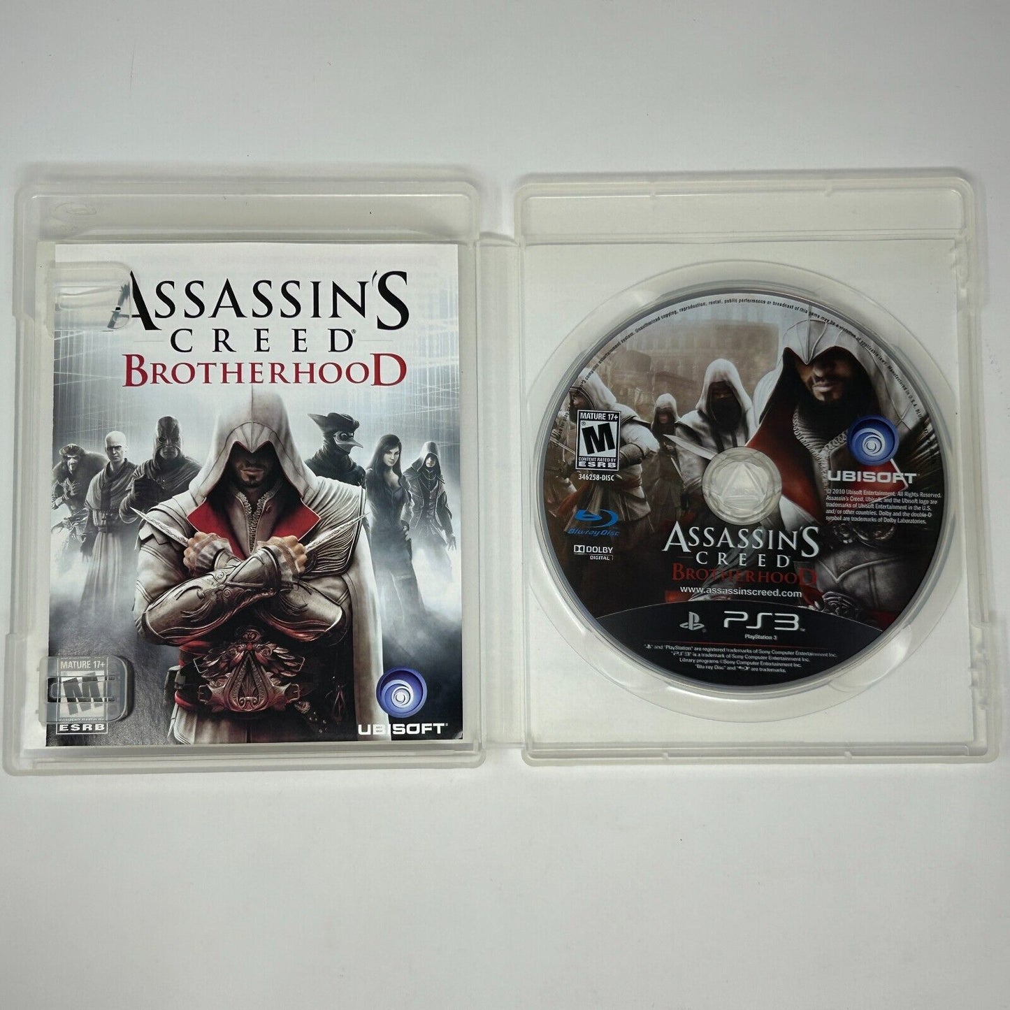 Lot of 2 PS3 Video Games Deus Ex Human Revolution & Assassins Creed Brotherhood