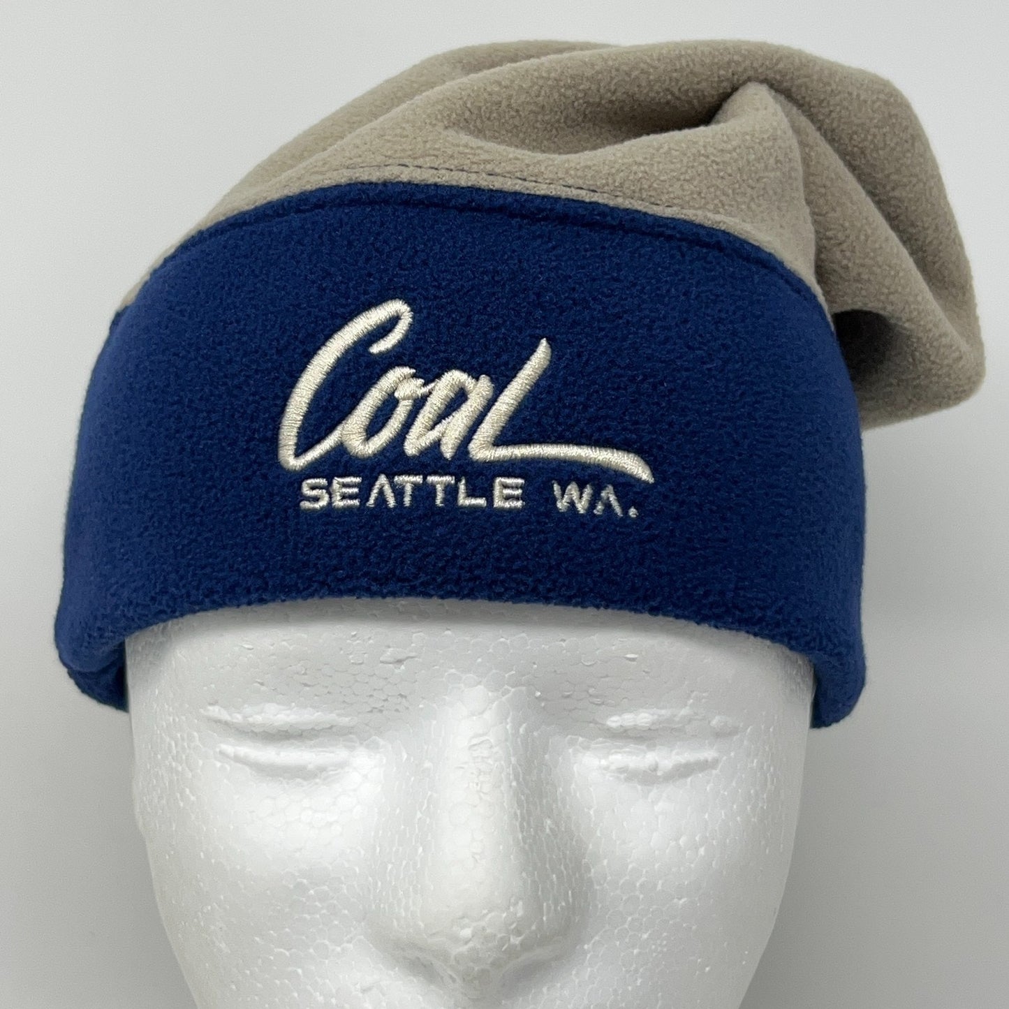 Coal Headwear The North Beanie Winter Hat Toque Flip Cuffed Beige Logo Outdoor