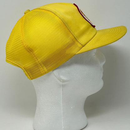 Vintage Cookin Good Trucker Hat Baseball Cap Chicken K-Brand K-Products Yellow