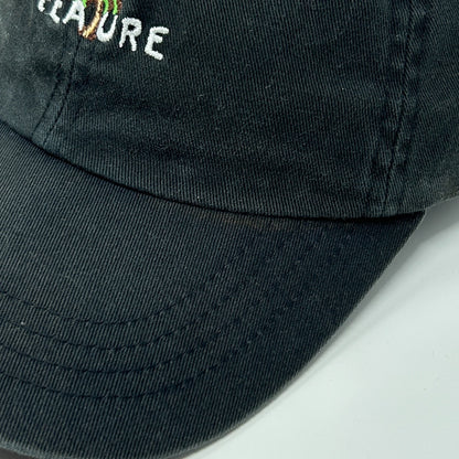 Feature Dad Hat Baseball Cap Spellout Streetwear Sneakerhead Black Strapback