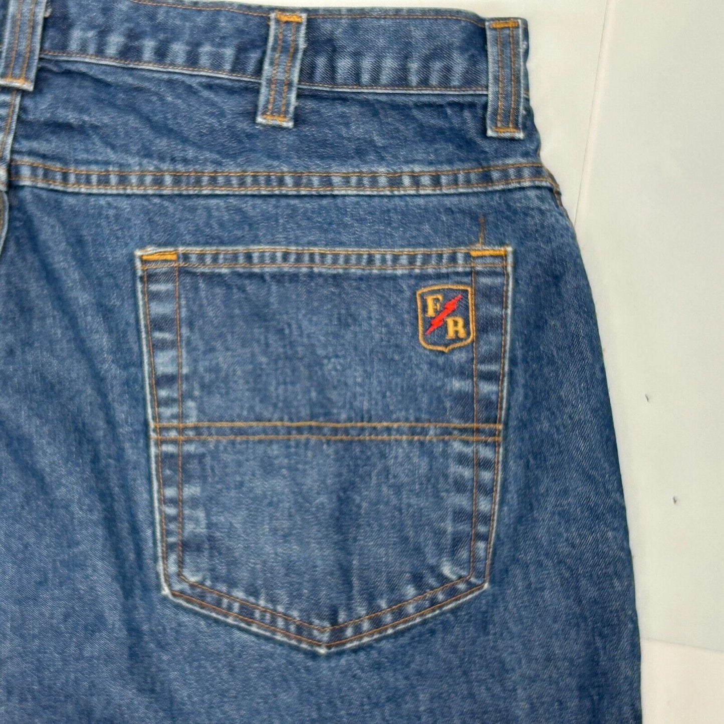 Pantalones vaqueros Riverside Indura FR HRC 2 de mezclilla 38 x 29 resistentes al fuego, de EE. UU., para hombre, color azul