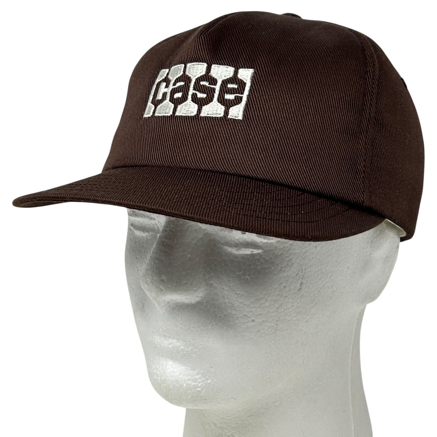 Vintage Case IH Hat Cap Brown 80s Farming Farmer Tractor Full Foam Snapback USA