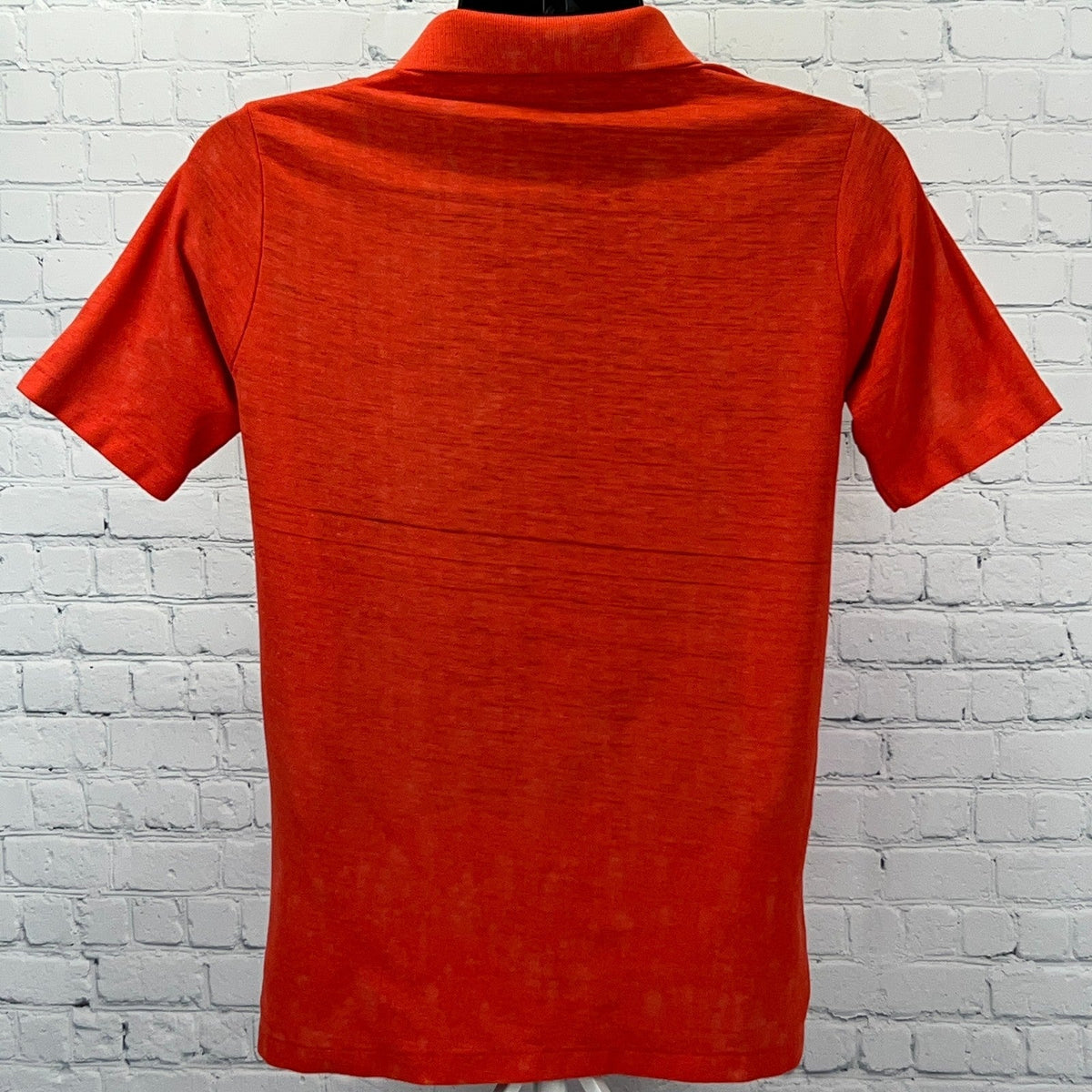 Vintage Arkansas Razorbacks Polo Shirt S Small NCAA Single Stitch Red Distressed