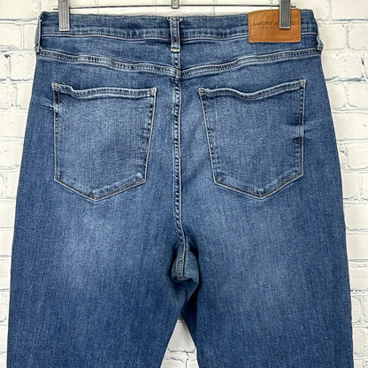 Lucky Brand Stevie Jeans High Rise Flare Stretch Pockets Blue Womens 14-32