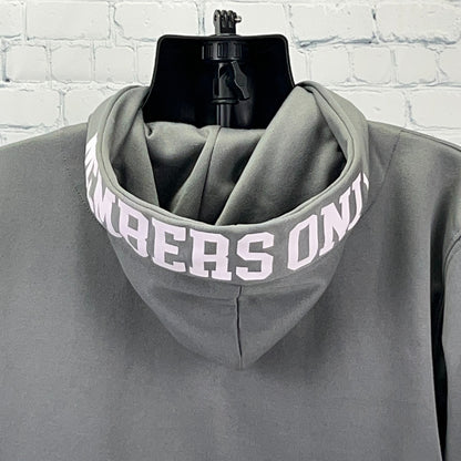 Members Only MO Academy Hoodie Hooded Sweatshirt 1975 Long Sleeve Gray M Medium