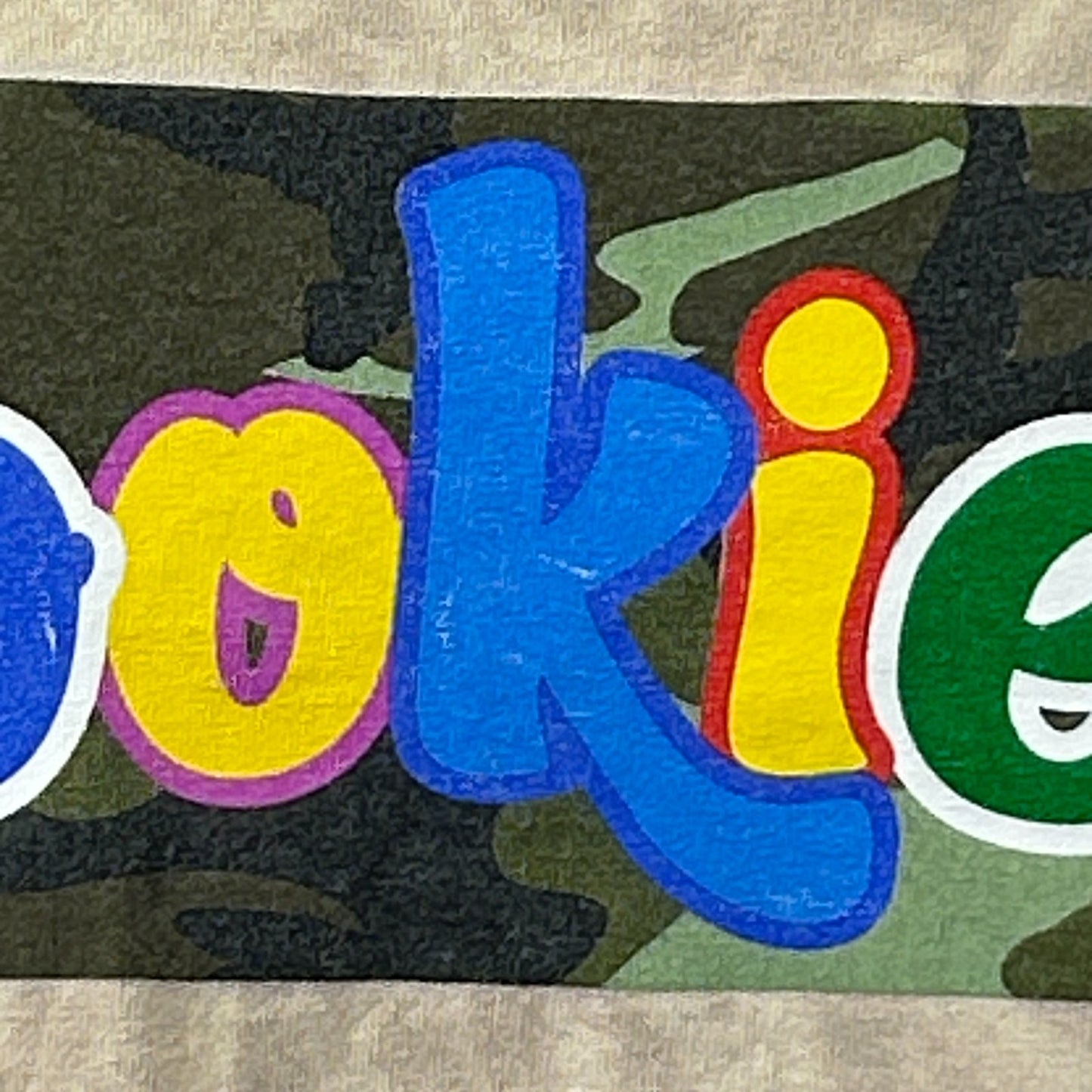 Cookies Clothing T Shirt Streetwear SF Beige Tie Dye Graphic Tee Mens L Large