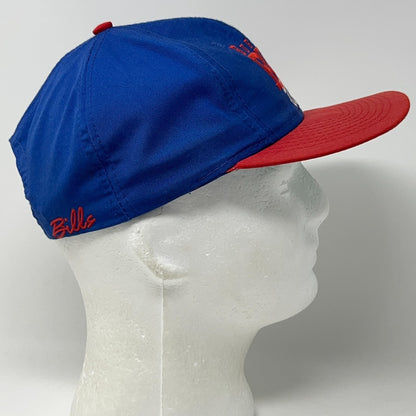 Vintage 90s Buffalo Bills Hat Baseball Cap Team NFL Football AJD Snapback Blue