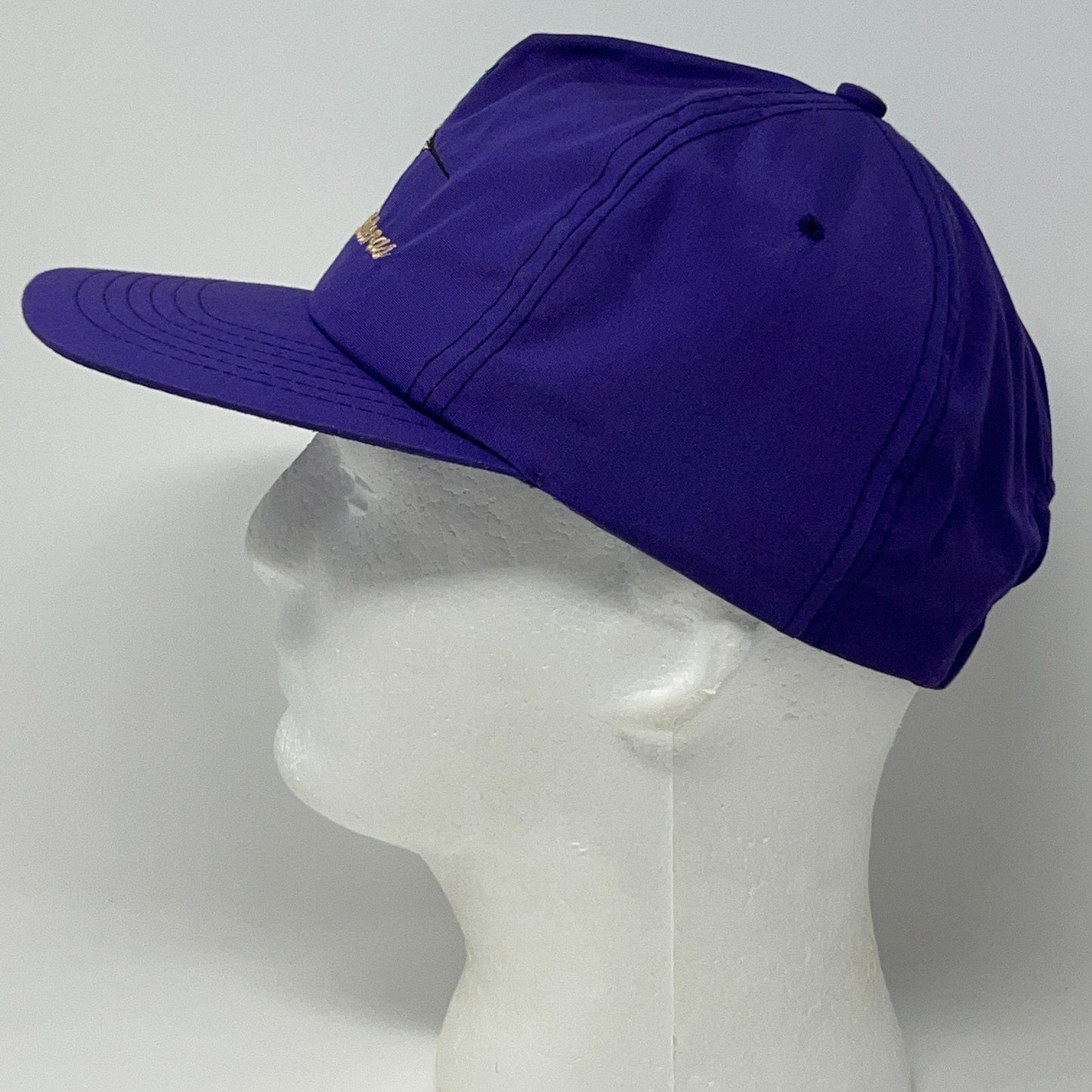 Vintage 90s Cape Hatteras Swordfish Hat Baseball Cap Fishing Snapback Purple