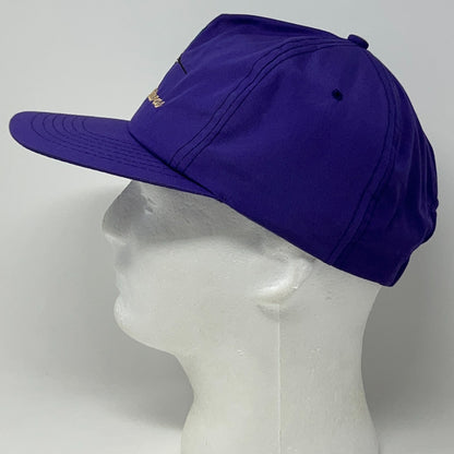 Vintage 90s Cape Hatteras Swordfish Hat Baseball Cap Fishing Snapback Purple
