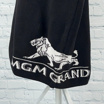 Maceoo x MGM Grand Casino Las Vegas Sweater Long Sleeve Black Mens L Large