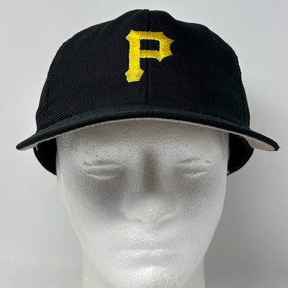 Vintage 80s Pittsburgh Pirates Trucker Hat Baseball Cap MLB Mesh Snapback Black