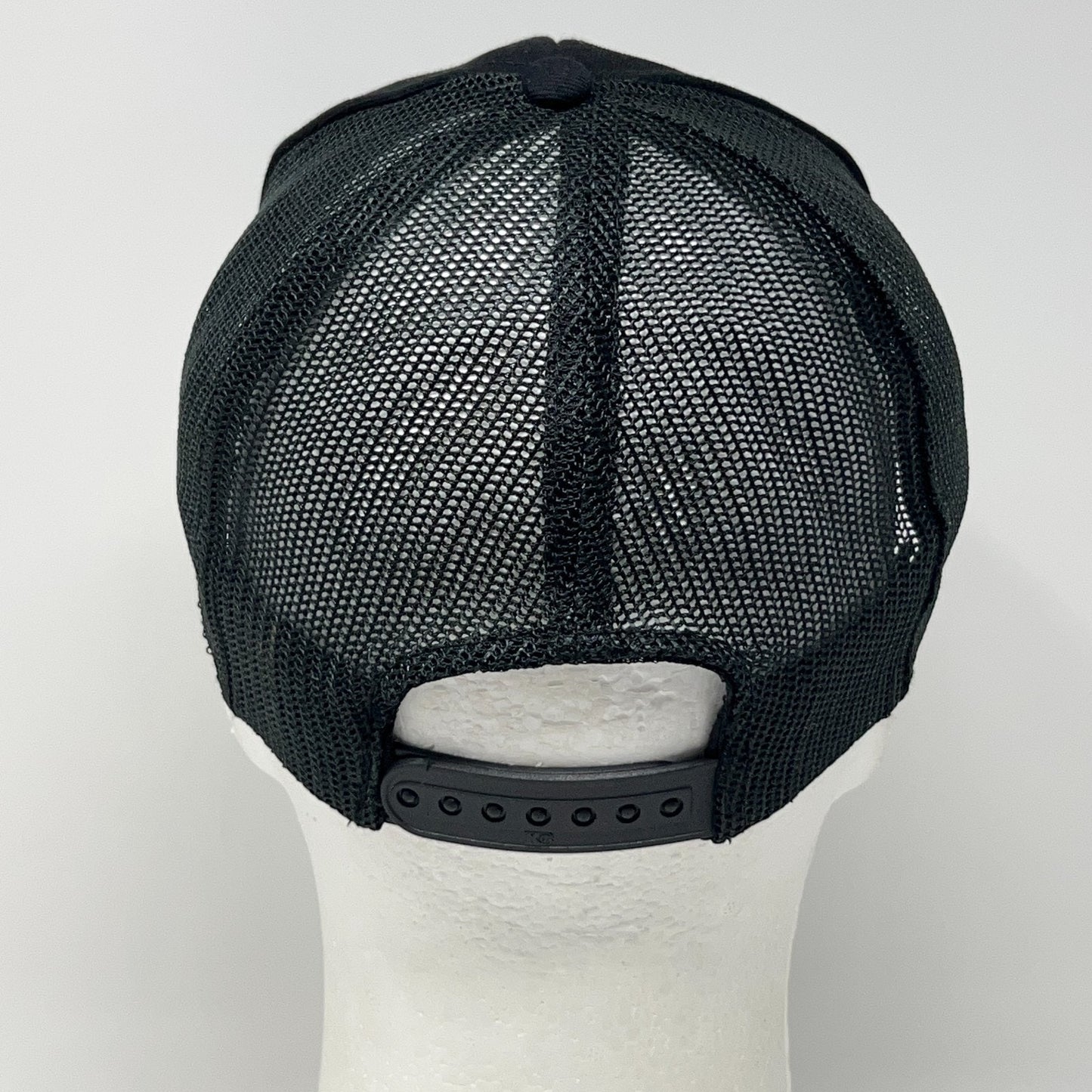 Vintage 90s Oregon Tool Cutting Systems Trucker Hat Baseball Cap Snapback Black