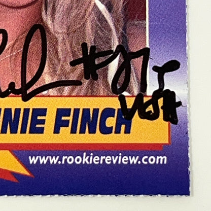Vintage 2003 Jennie Finch Autographed Rookie Review Signed USA Softball Card 72