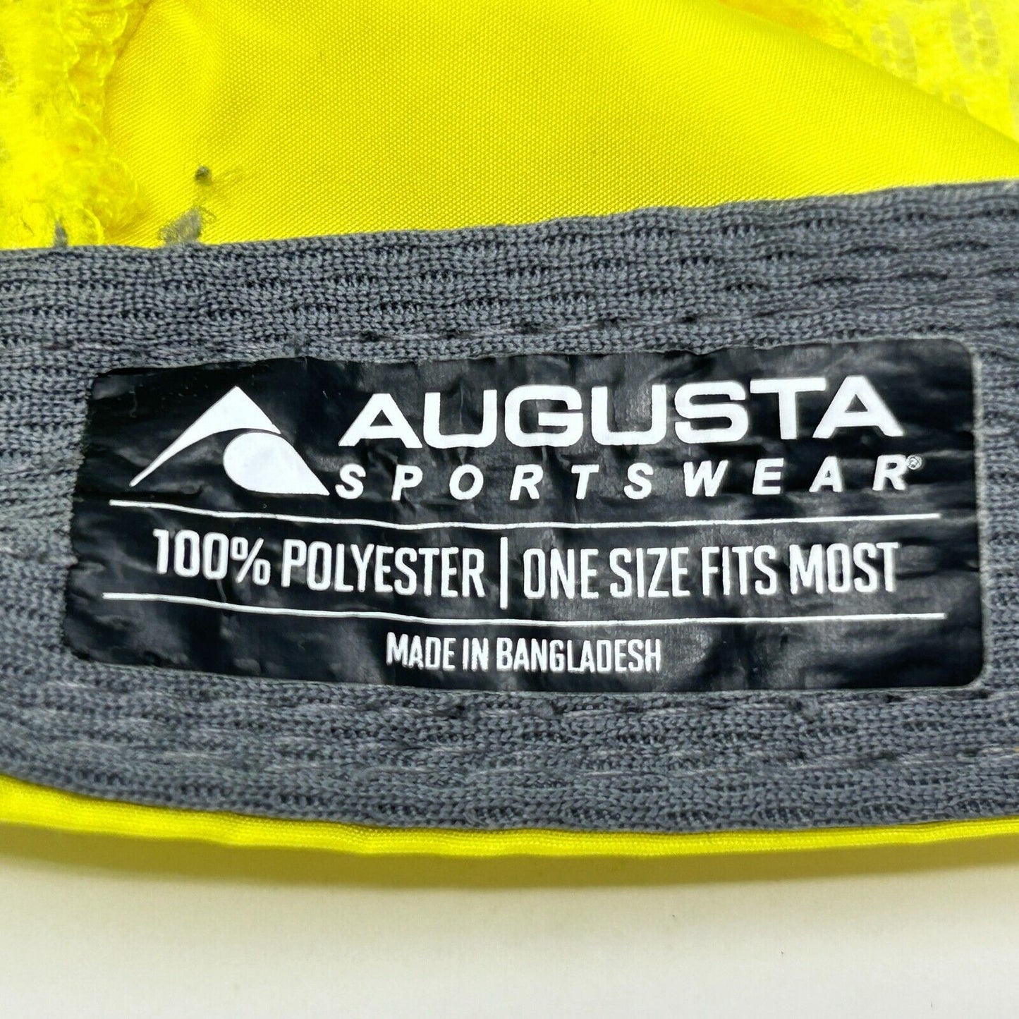 Augusta Lightweight Running Hat Yellow Runners Triathlon Marathon Baseball Cap