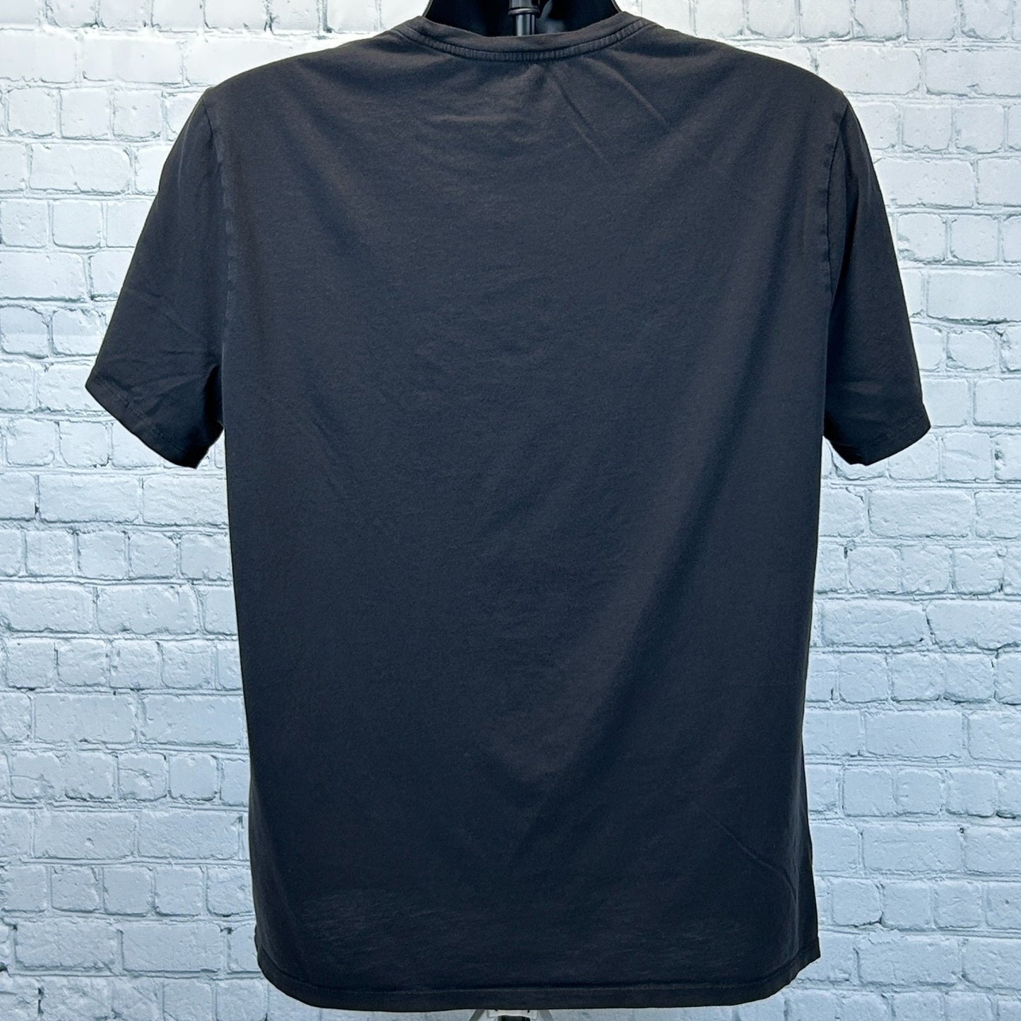 Vince Pima Cotton T Shirt Black Crew Neck Short Sleeve MX5209034 Mens L Large