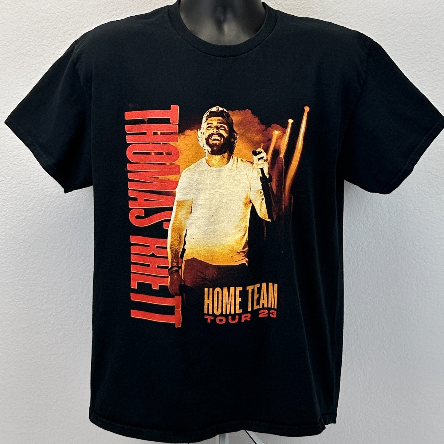Thomas Rhett 2023 Tour T Shirt Concert Home Team Country Music Black Tee L Large