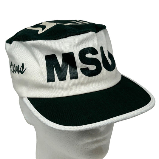 MSU Spartans Painters Hat Vintage 80s Michigan State University Baseball Cap