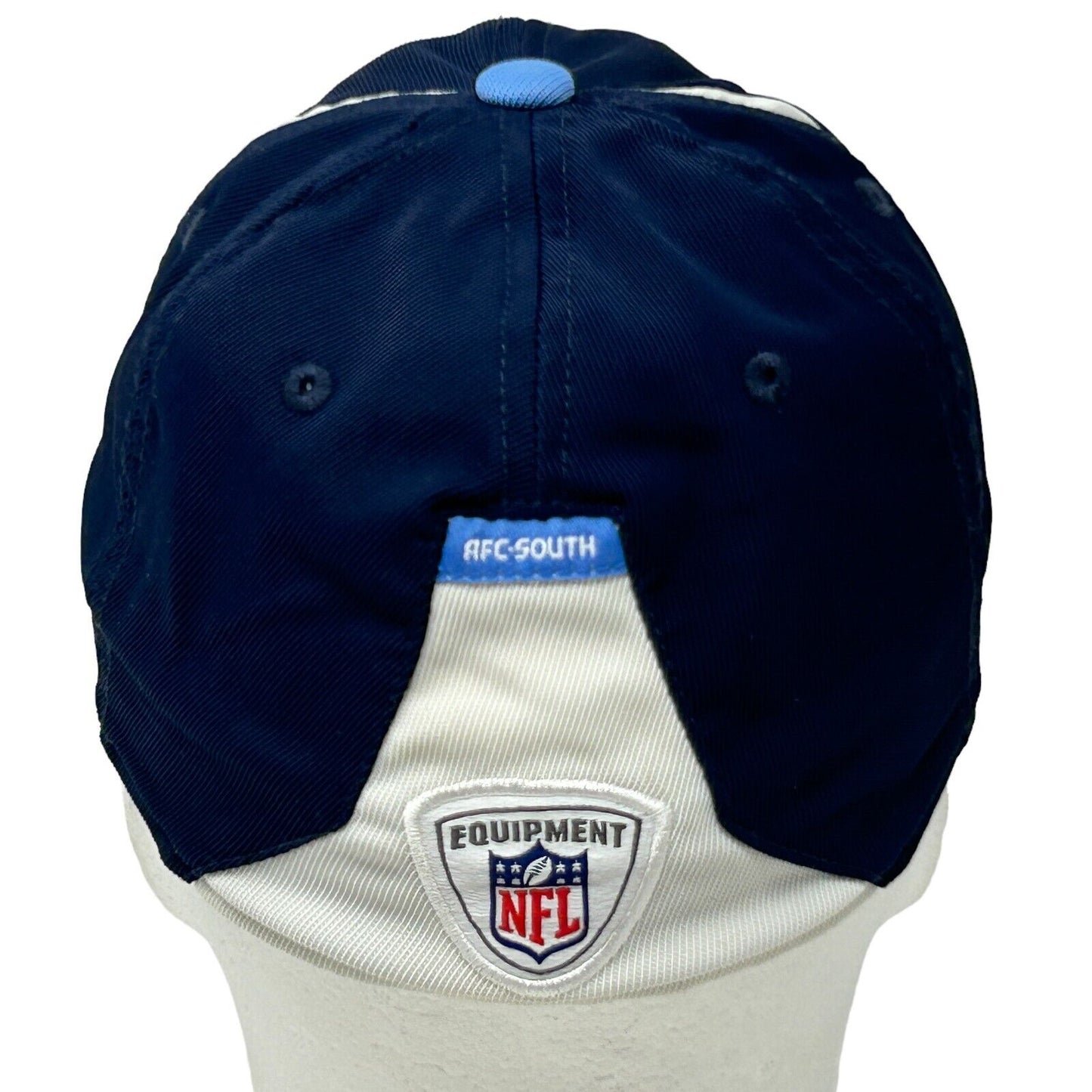 Gorra de béisbol de los Tennessee Titans, ajustada, flexible, talla M/L, azul, Reebok, de seis paneles, NFL