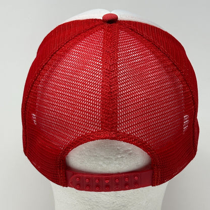 Vintage Best Towing Hastings Minnesota Trucker Hat Cap Red Tow Truck Snapback
