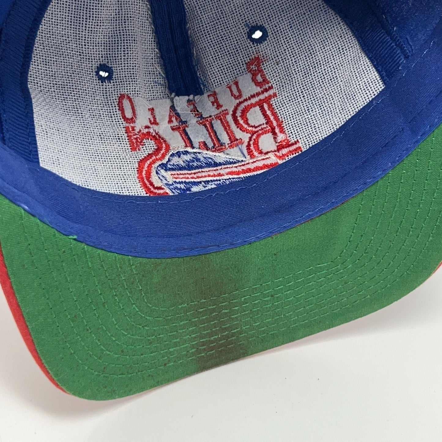 Vintage 90s Buffalo Bills Hat Baseball Cap Team NFL Football AJD Snapback Blue
