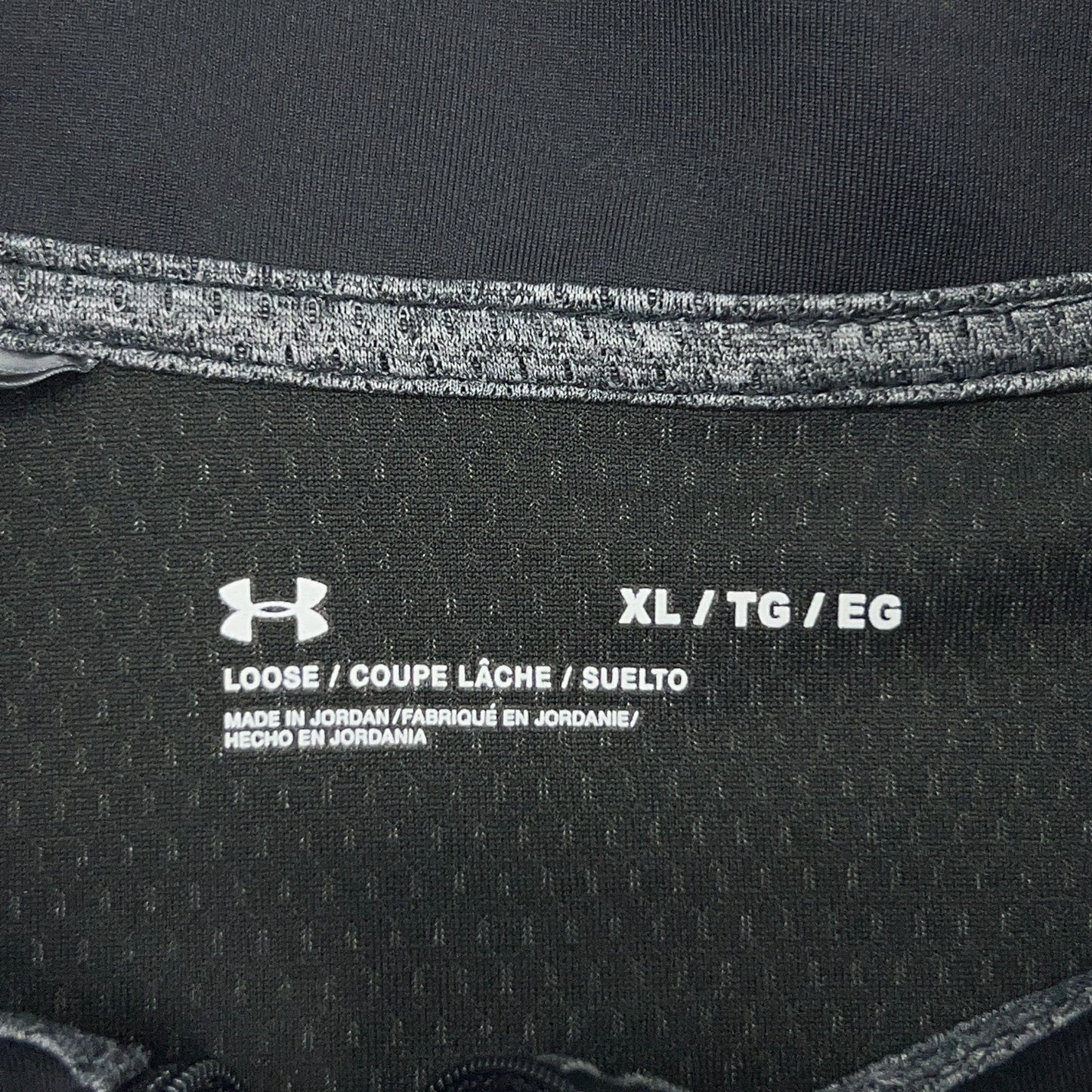 Bellagio Casino Las Vegas 1/4 Quarter Zip Shirt Black Under Armour XL X-Large