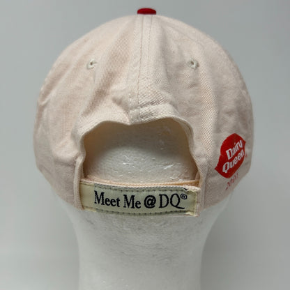 Vintage Y2Ks Minnesota Twins Hat Baseball Cap Dairy Queen 2001 Beige Snapback