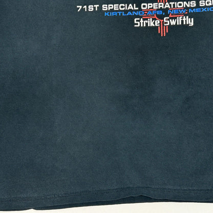 Camiseta Osprey CV-22, talla extra grande, 71.º escuadrón de operaciones especiales, USAF, para hombre, color negro