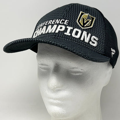 Las Vegas Golden Knights 2018 Conference Trucker Hat Baseball Cap Snapback Black