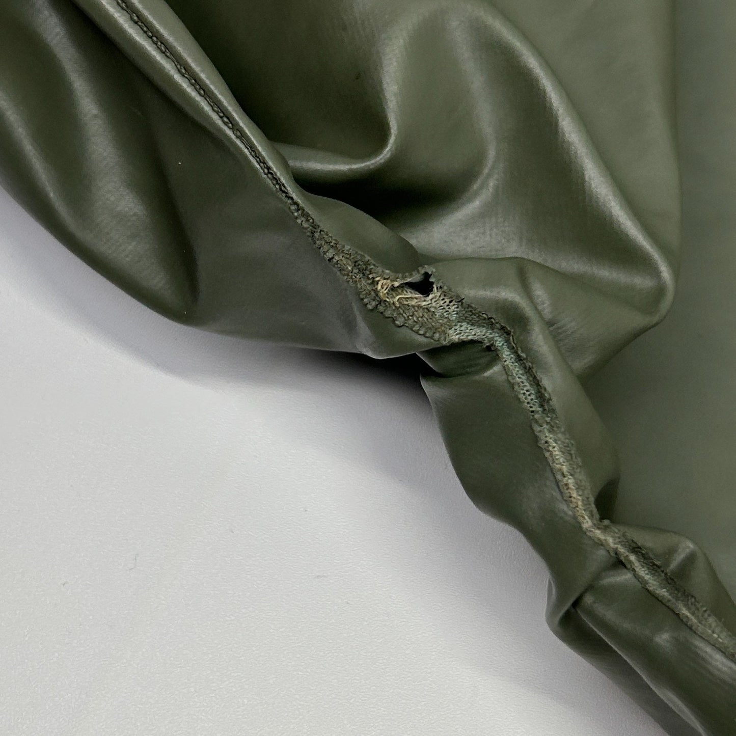 Vintage 60s 70s Stearns Dry Wear Raincoat Jacket Hooded USA Made Green M Medium - Neon Vintage