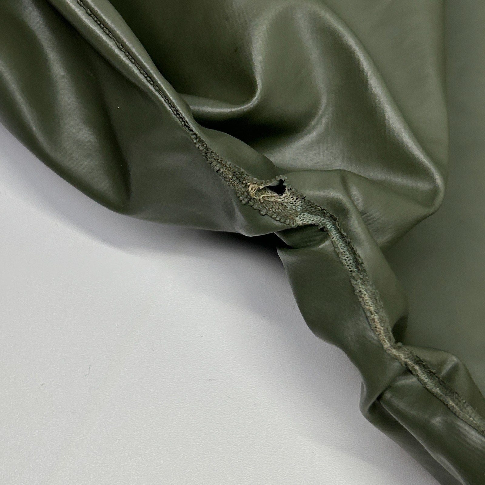 Vintage 60s 70s Stearns Dry Wear Raincoat Jacket Hooded USA Made Green M Medium - Neon Vintage