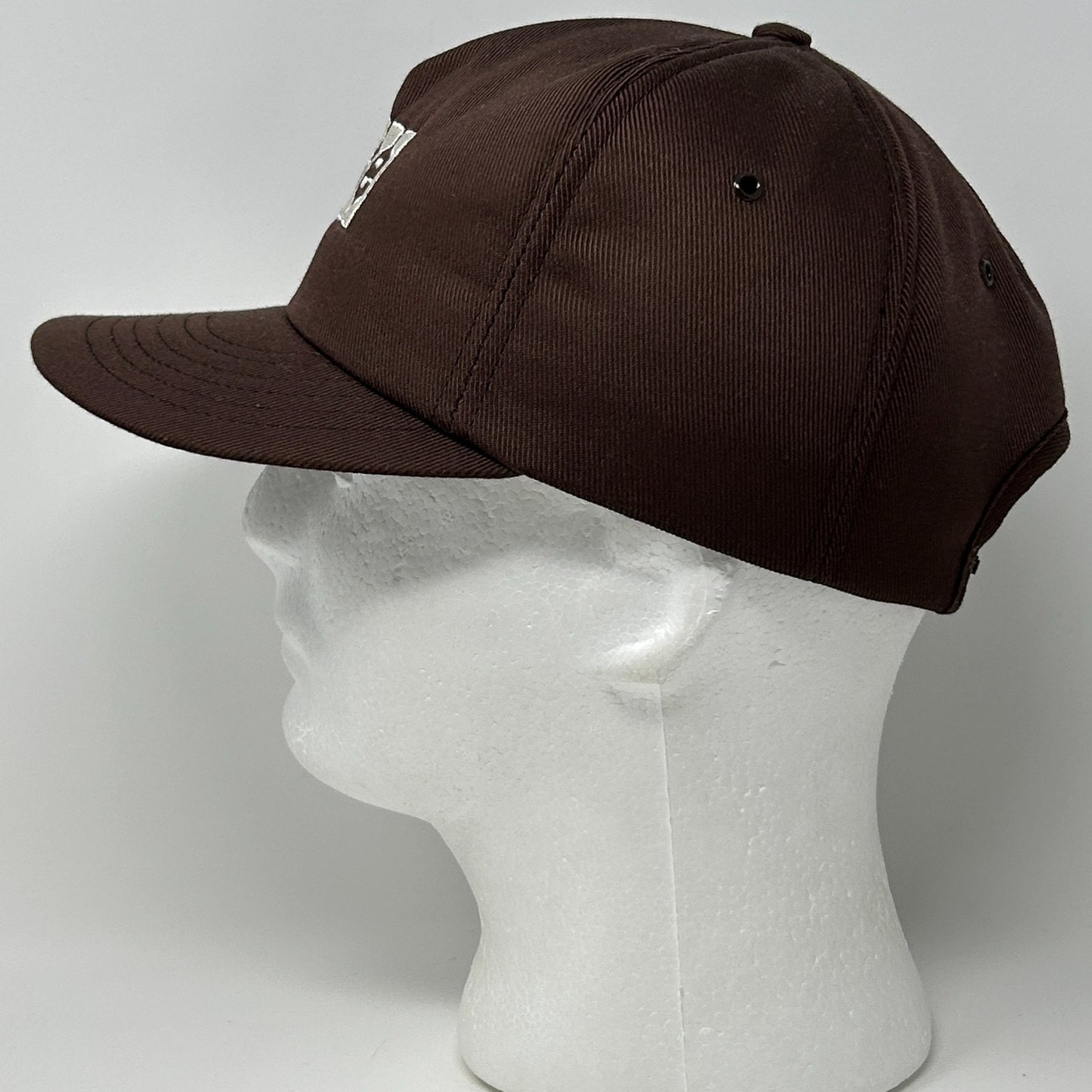 Vintage Case IH Hat Cap Brown 80s Farming Farmer Tractor Full Foam Snapback USA