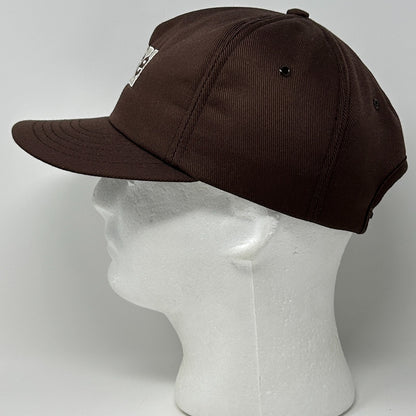 Vintage Case IH Hat Cap Brown 80s Farming Farmer Tractor Full Foam Snapback USA