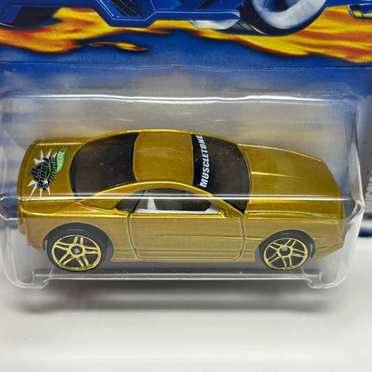 Muscle Tone Hot Wheels Collectible Diecast Car Gold Vintage 2002 Toy Vehicle New