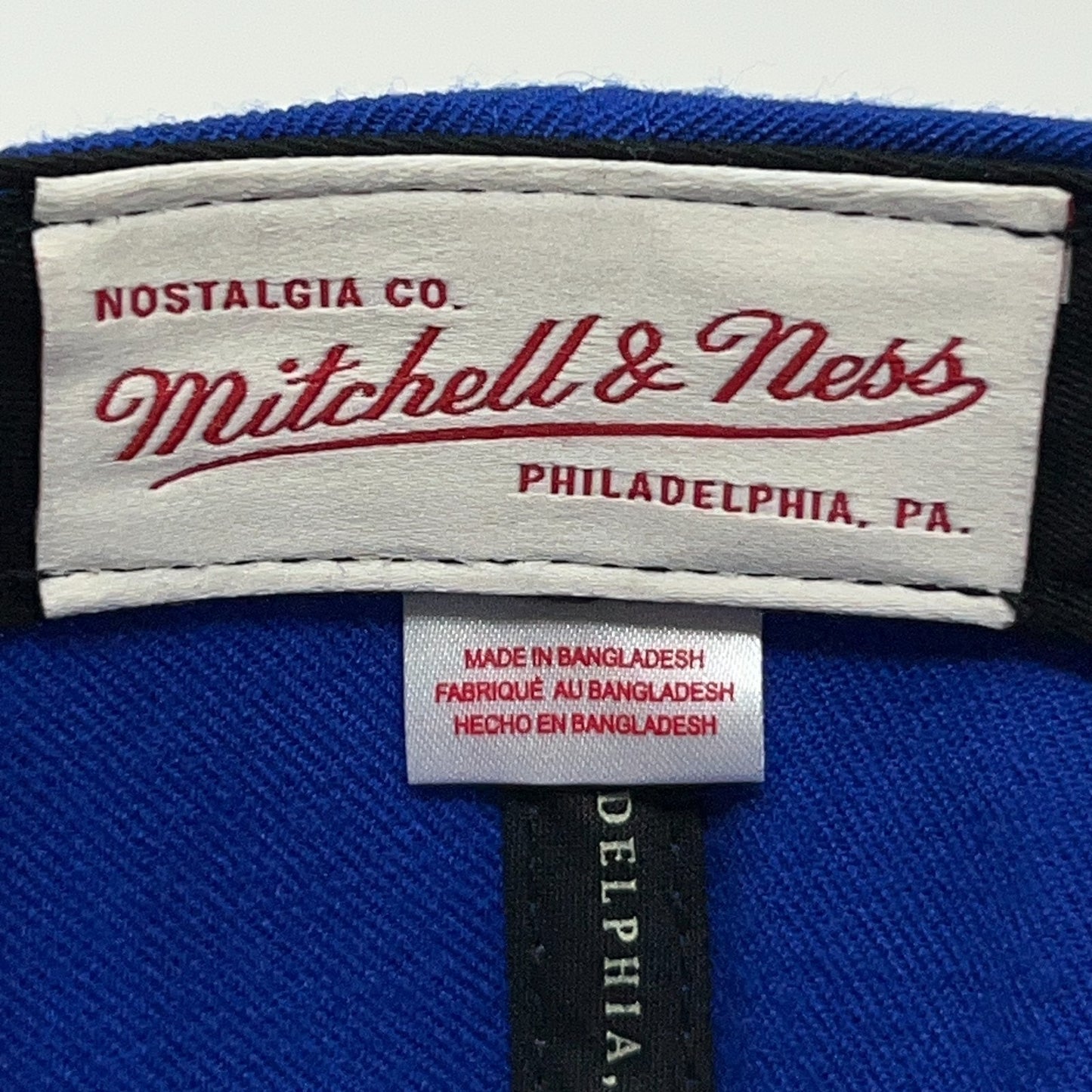Sacramento Kings Hat Baseball Cap Mitchell & Ness NBA Wool 6 Panel Snapback Blue