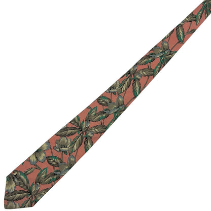 Polo Ralph Lauren Floral Silk Tie Flowers Hawaiian Vintage 90s Necktie Mens Pink